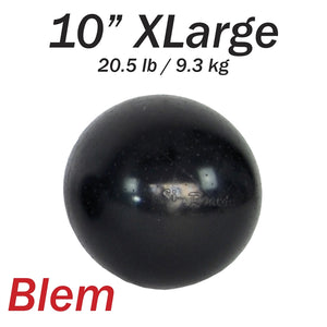 10" INCH SUPER DELUXE BALL - Blem | Extra Large | 20.5 lbs /9.31 kg | Max Strength Slams | Commando Board