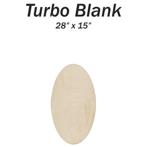 TURBO STARTER BOARD BLANK | SMALL BOARD | 27" X 15" X 5/8" | DIY Balance Board