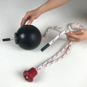 8.5" INCH ROPE BALL | Large | 12.5 lbs / 5.7 kg | Max Strength & Core Control
