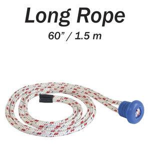 LONG ROPE  | 60" in / 1.5 m | Users over 6' ft / 1.82 m | Replace Yearly With Heavy Use