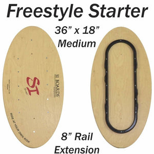 FREESTYLE STARTER BASIC | Medium Board / Adjustable Rail Classic | Economy Starter | 36" x 18" | 3 in 1 Options