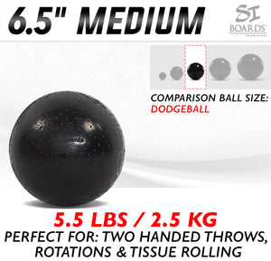 6.5" INCH BALL | Medium | 5.5 lbs / 2.5 kg | 2 Hand Agility Throws | Intermediate Original Boards