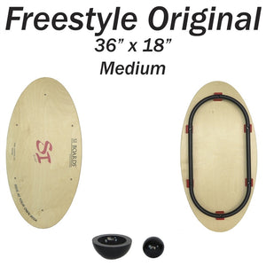 FREESTYLE ORIGINAL BASIC | Medium Board / Medium Rail Classic | Original | 36" x 18" | 4 in 1 Options