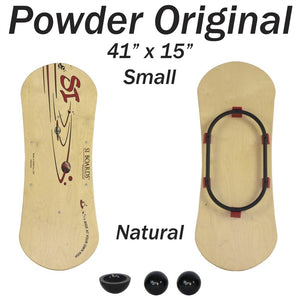 POWDER ORIGINAL BASIC | Large Board / Small Rail Hybrid | Original | 41" x 15" | 6 in 1 Options