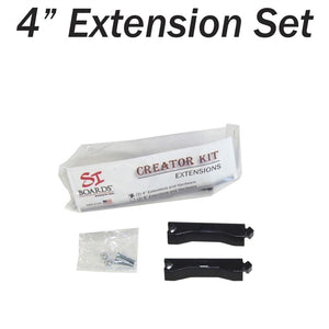 4" INCH EXTENSION KIT | DIY Starter and Skate Kit | Best for Turbo Starter | All Other Starters Will Require Off Center Rail Placement