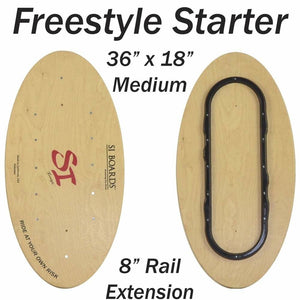 FREESTYLE STARTER 5 IN 1 | Medium Board / Adjustable Rail Classic | Economy Starter | 36" x 18"