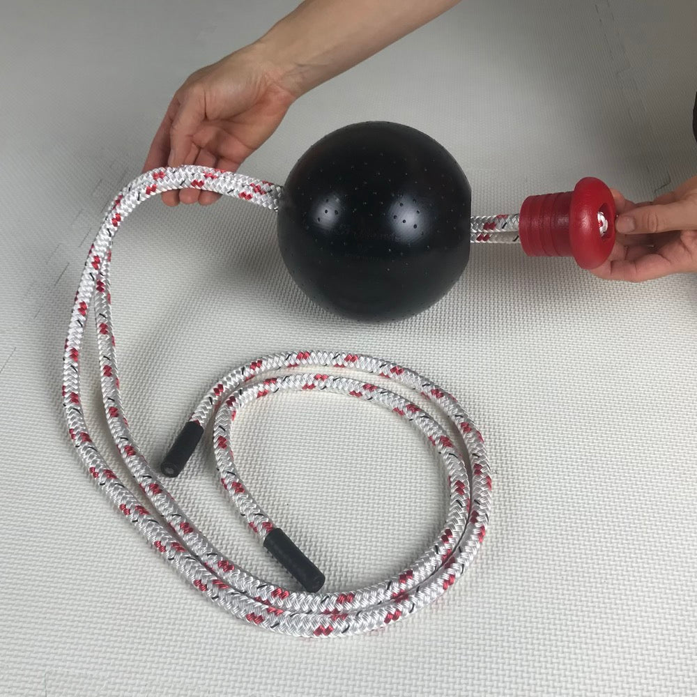 Rope and Urethane Plug Replacement for your Power Rope Ball- Long Length -  Si-Boards.com