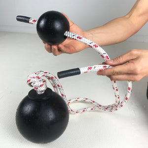 3" INCH ROPE BALL GRIP| For Large Hands, Grip Strength & Unique 2 Hand Holds