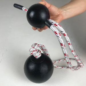 3" INCH ROPE BALL GRIP| For Large Hands, Grip Strength & Unique 2 Hand Holds