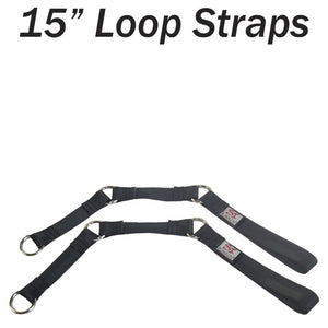 RESISTANCE BAND SYSTEM | (2) Handles, (2) Foot Straps, (2) Long Loop Straps, (6) Resistance Bands & Mesh Bag