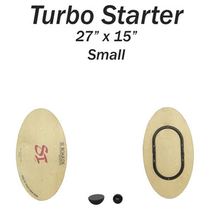 TURBO STARTER BASIC | Small Board / Adjustable Rail Classic | Economy Starter | 27" x 15" | 3 in 1 Options