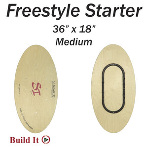 FREESTYLE STARTER | Medium Board / Adjustable Rail Classic | Economy Starter | 36" x 18" | Build Your Package