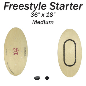 FREESTYLE STARTER BASIC | Medium Board / Adjustable Rail Classic | Economy Starter | 36" x 18" | 3 in 1 Options