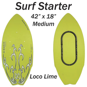 SURF STARTER | Large Board / Adjustable Rail Hybrid | Economy Starter | 42" x 18" | Build Your Package