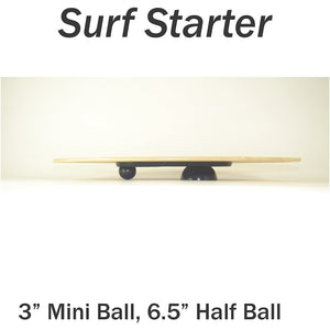 SURF STARTER BASIC | Large Board / Adjustable Rail Hybrid | Economy Starter | 42" x 18" | 5 in 1 Options