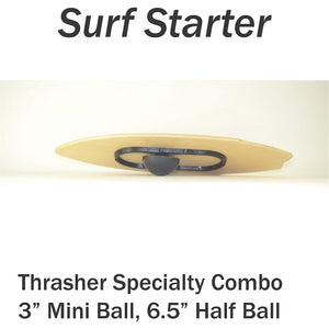 SURF STARTER BASIC | Large Board / Adjustable Rail Hybrid | Economy Starter | 42" x 18" | 5 in 1 Options