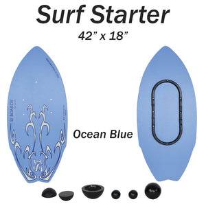 SURF STARTER 7 IN 1 | Large Board / Adjustable Rail Hybrid | Economy Starter | 42" x 18"